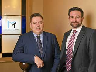 FIRM FOCUS: Matthew Tyrrell and David Millwater have started Millwater Tyrell Law in the Ipswich CBD. Picture: Cordell Richardson