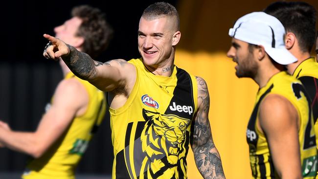 Dustin Martin at Richmond training.