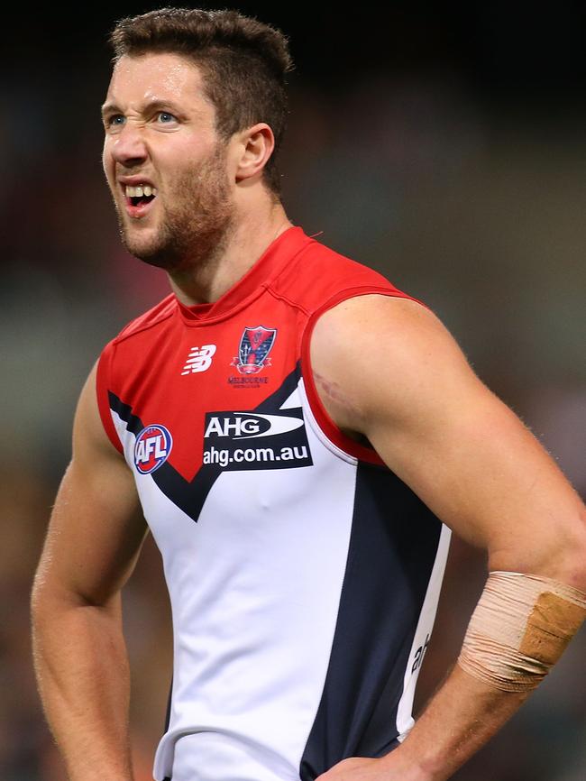 James Frawley after the loss to West Coast. Photo by Paul Kane