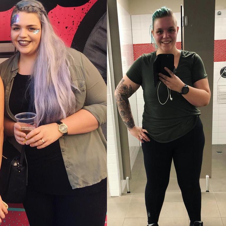 She now has a protein-rich diet and trains up to six times a week at her local GoodLife Health Club and at home through personalised programs.