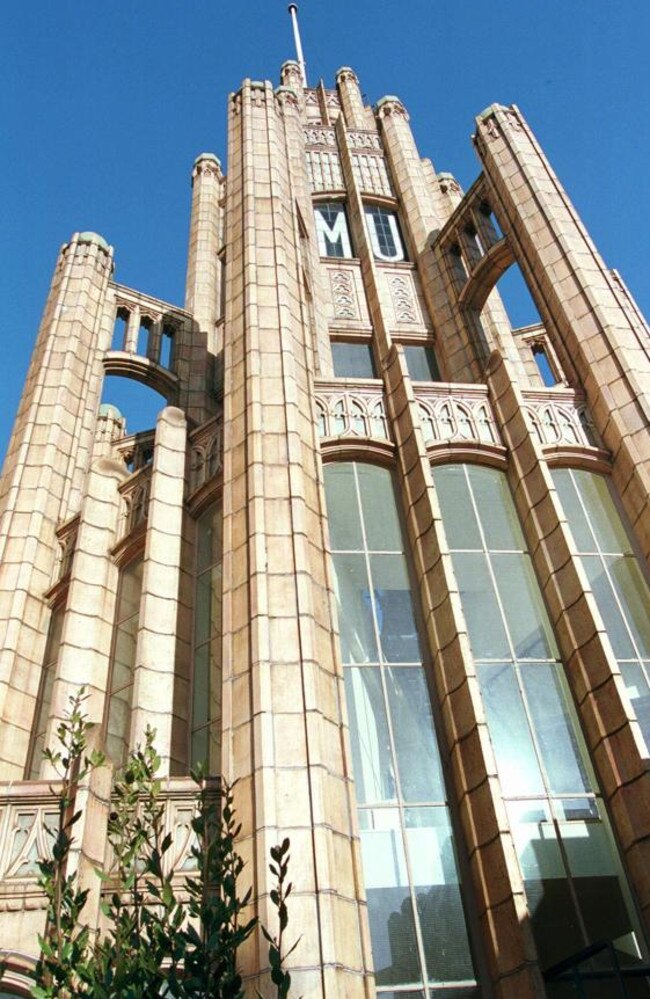 The Manchester Unity Building is one of Melbourne’s most iconic structures. It was the tallest building in 1932. Picture: HWT Library.