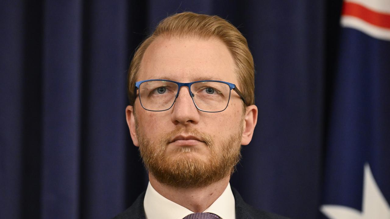 Opposition home affairs spokesman James Paterson says Prime Minister Anthony Albanese should have ‘been on the first plane over to the United States’ after Donald Trump’s inauguration. Picture: NewsWire / Martin Ollman