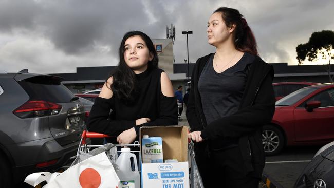 Shahnaz Hamid and stepdaughter Isabel. Picture: Eugene Hyland