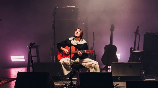 Aldous Harding performing at Enmore Theatre on her latest tour. Picture: Jordan Munns