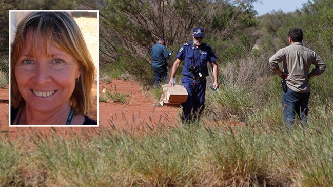 The body of devoted nurse Gayle Woodford was discovered in a shallow grave not far from the tiny Fregon community that she and husband Keith called home.