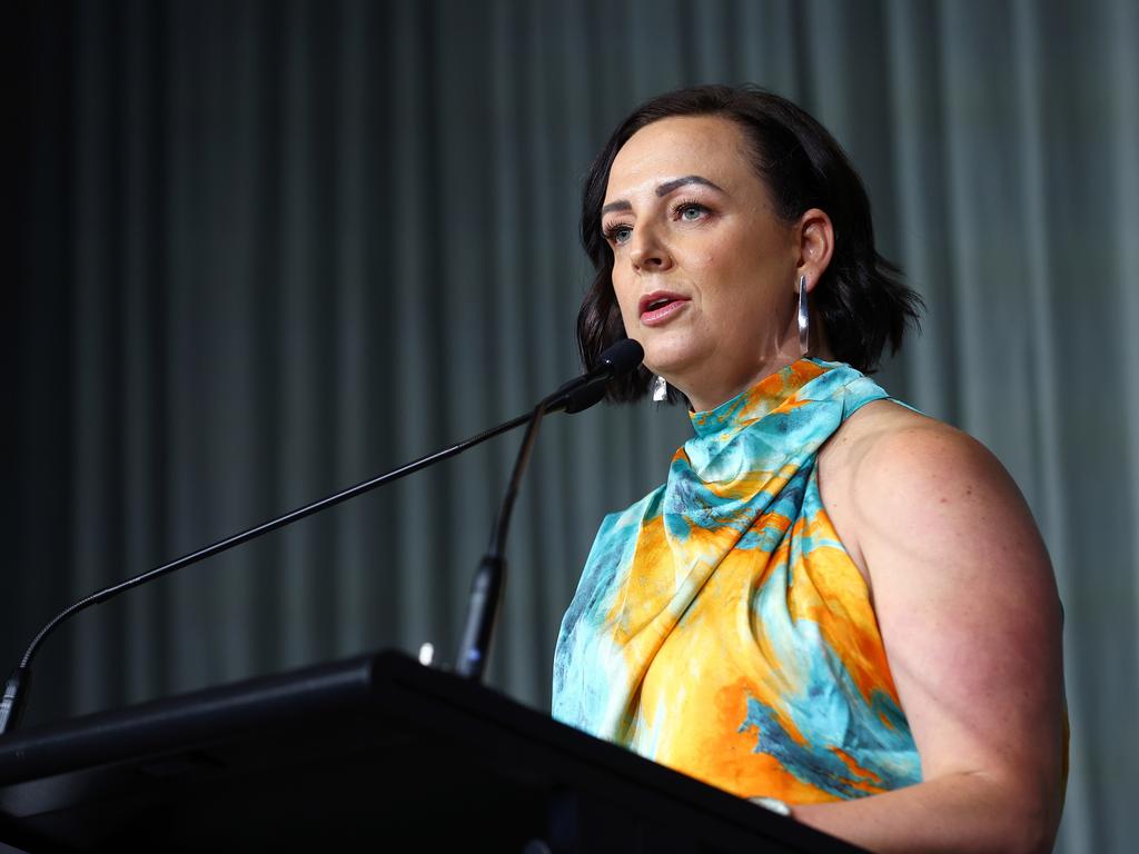 <!DOCTYPE html PUBLIC "-//W3C//DTD HTML 4.0 Transitional//EN" "http://www.w3.org/TR/REC-html40/loose.dtd"><html><body><p>Head of WNBL Christy Collier-Hill at the WNBL awards. Photo by Graham Denholm/Getty Images for WNBL</p></body></html>