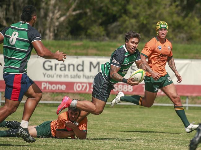 Surfers Paradise Dolphins host Queensland Premier Rugby club Sunnybank at Broadbeach Waters. Picture:Glenn Campbell