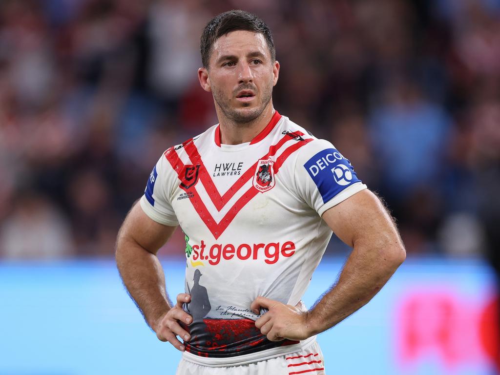 Letting Ben Hunt leave is a decision that can benefit the Dragons. Picture: Getty Images