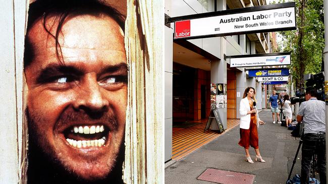 “The equivalent of The Overlook Hotel Kubrick’s The Shining” ... Labor’s NSW headquarters in Sydney are a scary place, according to Jack the Insider. Pictures: File