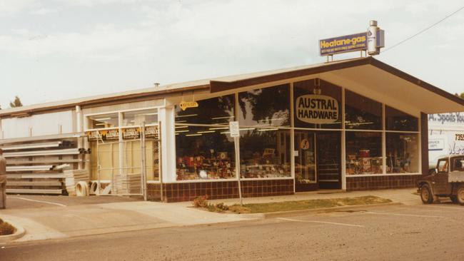 Alan’s first Austral hardware store at Lilydale. Picture: Supplied