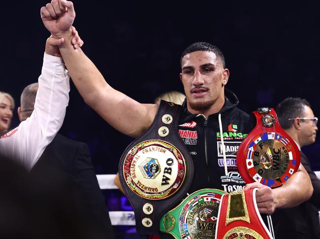 Brisbane-born Huni is rated the fastest heavyweight in the world. Picture: Chris Hyde/Getty Images