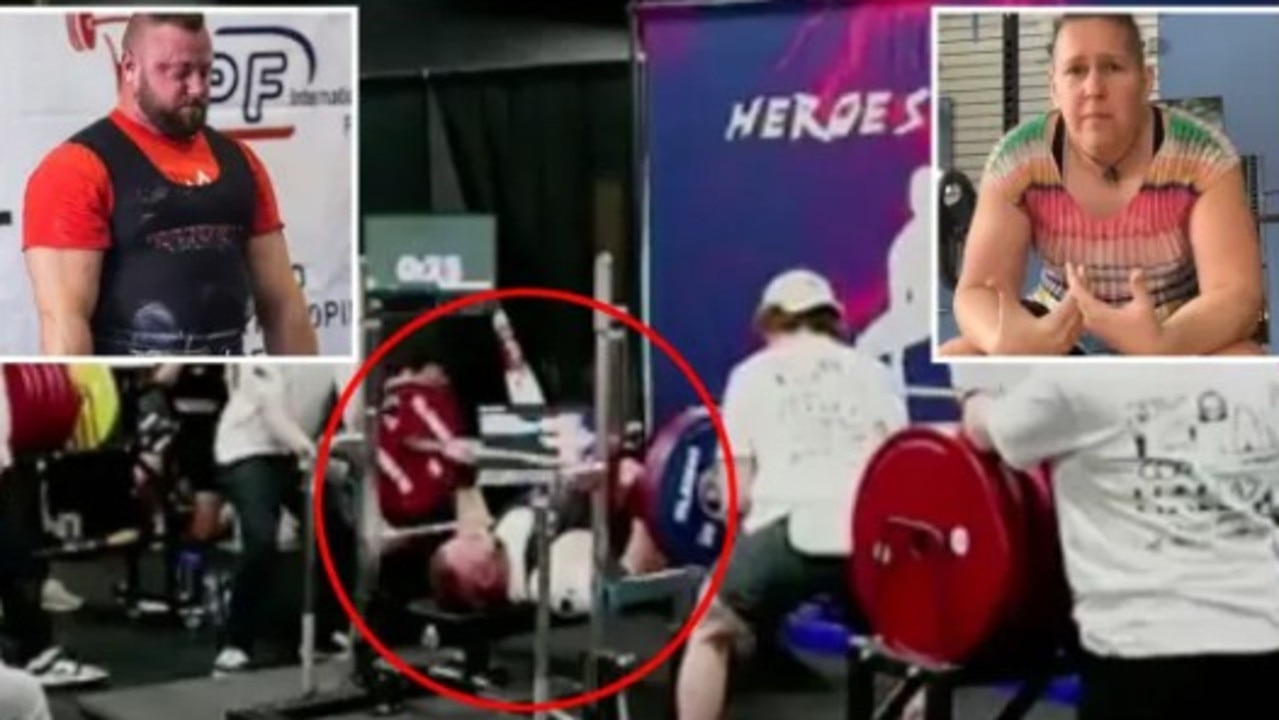 A lifter with a beard broke a trans lifter's record in a weightlifting competition.