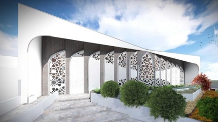 An artist’s impression of the mosque that was proposed for Granville.