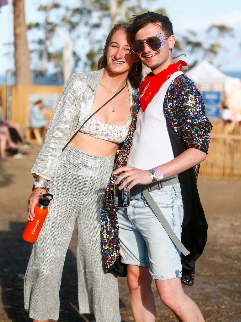 Some of the best dressed at Falls Festival Marion Bay 2019/20. Picture; PATRICK GEE