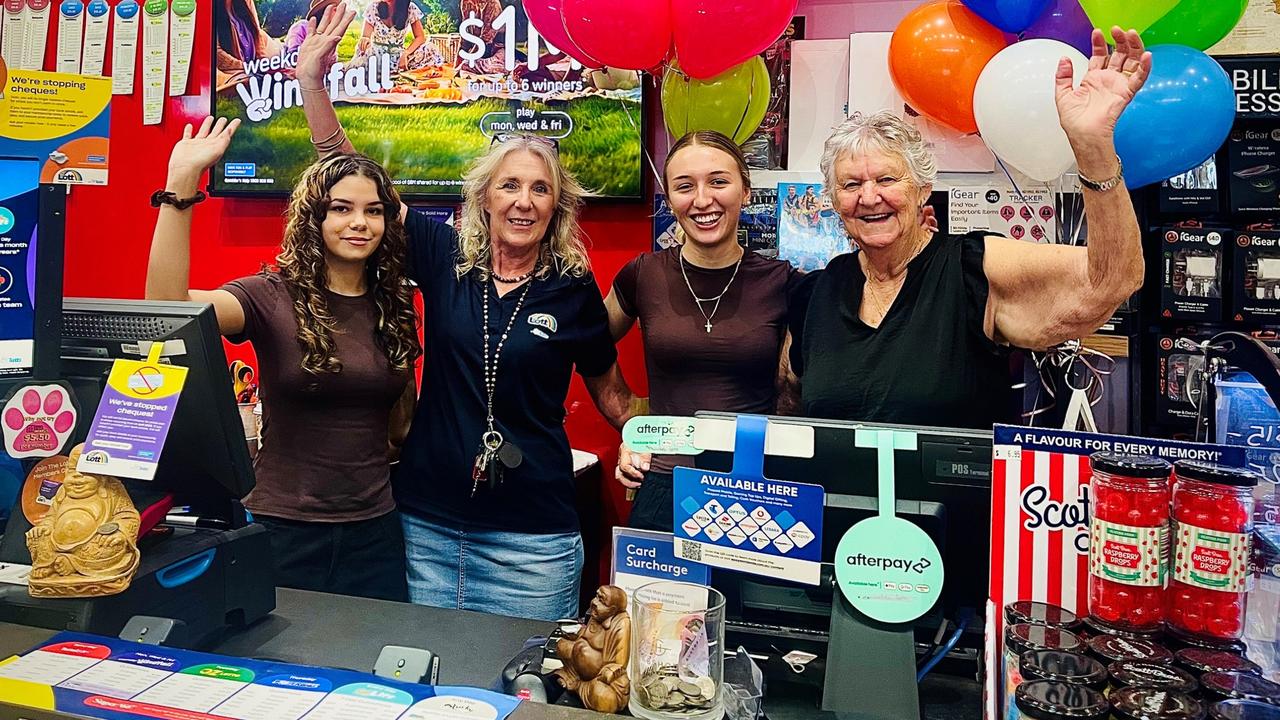 A family of six from Coolalinga purchased their $250,000 lotto ticket from the Unique Gifts and Newsagent at Coolalinga Central (pictured).