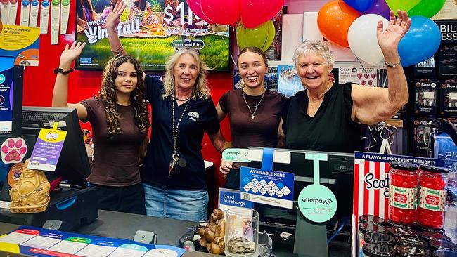 A family of six from Coolalinga purchased their $250,000 lotto ticket from the Unique Gifts and Newsagent at Coolalinga Central (pictured).