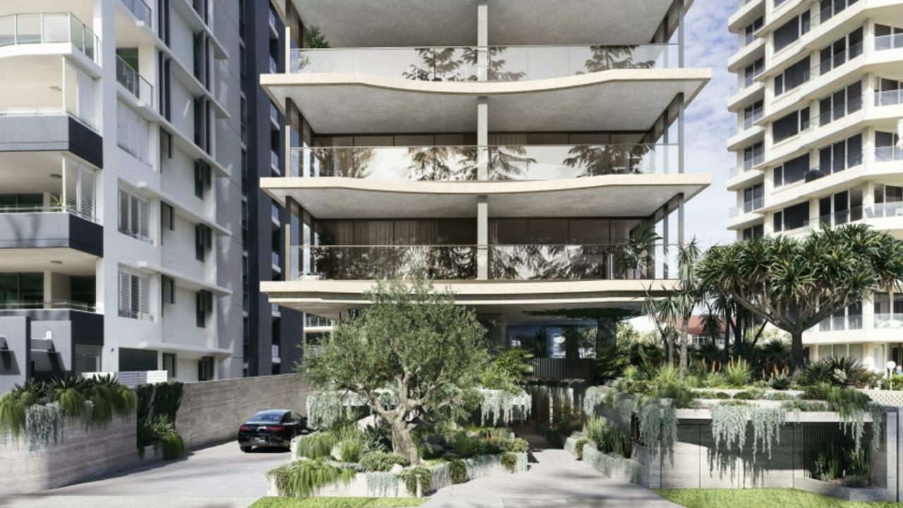 Artist impression of Natura tower in Burleigh Heads.