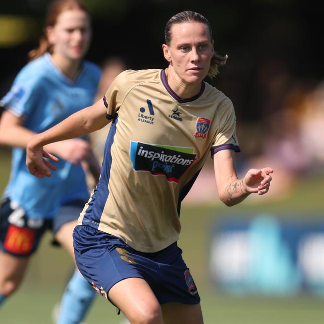 Emily Van Egmond has one more game to play at the Jets. Picture: Getty Images