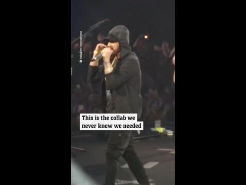 Eminem crashes Ed Sheeren's concert