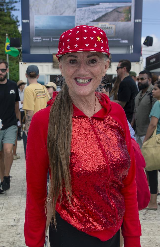 Dianne Tappe at the Gold Coast Pro, Burleigh Heads. Picture: Glenn Campbell