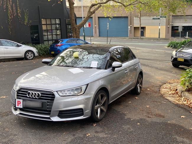 ‘Moron’ P-plater’s unbelievable Audi park