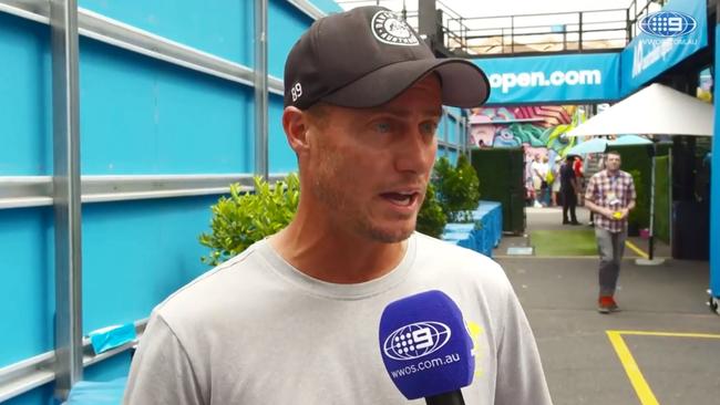 ***MUST CREDIT 9's Wide World of Sport****Screen grabs of an interview on 9's Wide World of Sport  with Lleyton Hewitt responding to comments from Bernard Tomic