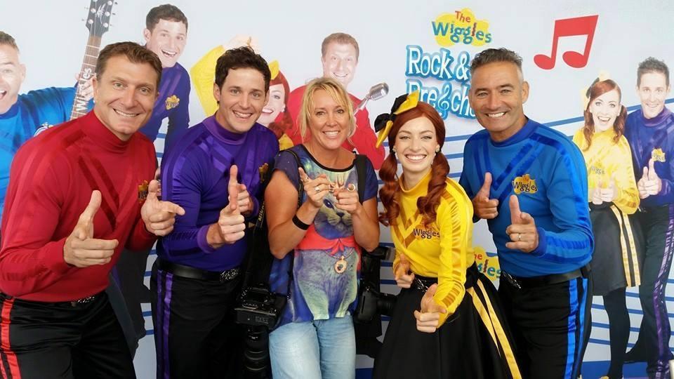 Wiggles are the first group to have their hand prints immortalised at Sydney's Stars Walk