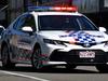 A Queensland Police Service (QPS) vehicle in action in Ingham, North Queensland, on Thursday. Proposed legislation will make it a criminal offence for a vehicle to be used to cause damage to any emergency vehicle, with a penalty of up to 14 years’ imprisonment. Picture: Cameron Bates
