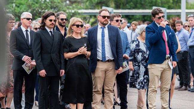 Hundreds paid tribute to respected agriculture industry leader Luke Bowen at a state funeral in Darwin on Tuesday, 17 September 2024. Picture: Pema Tamang Pakhrin