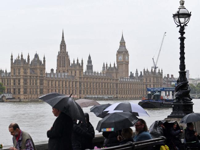 Huge queues have been building since the Queen’s death was announced. Picture: AFP