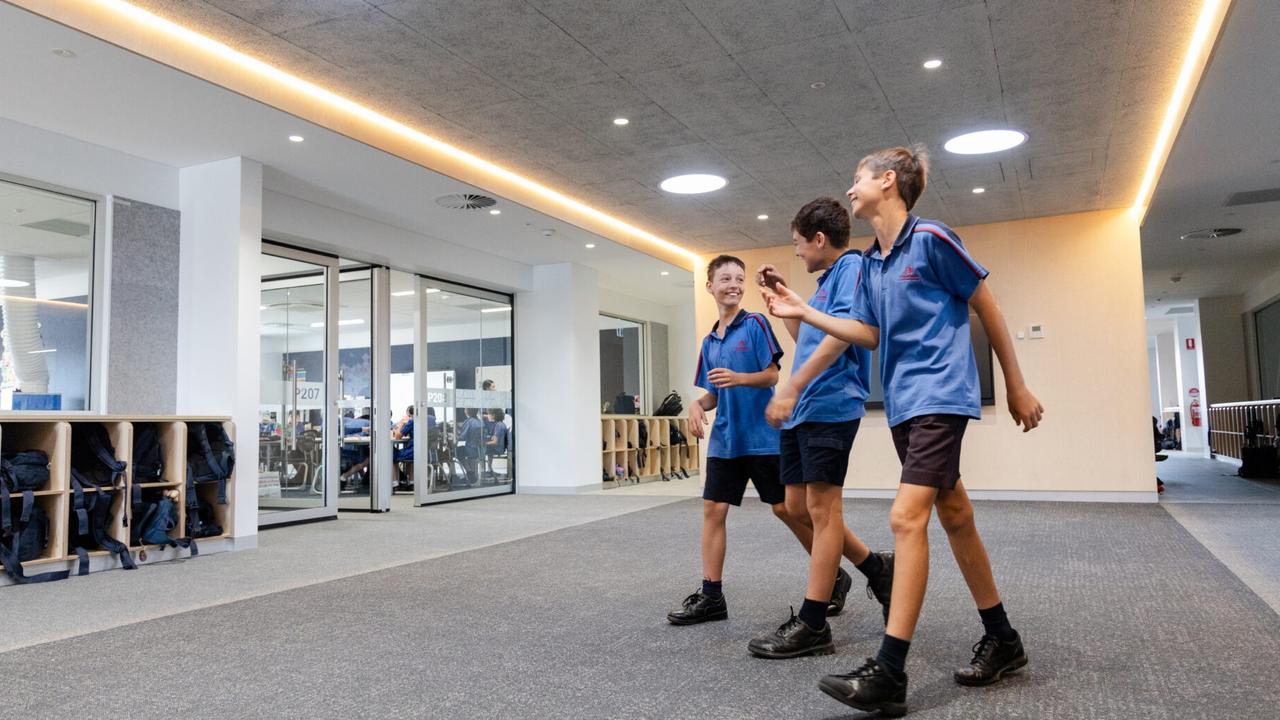 Students inside the new building. Picture: Supplied