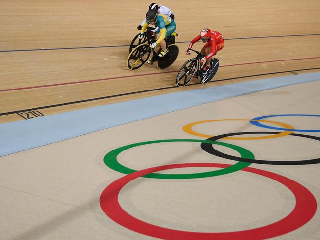 Meares ended these Games with a single bronze medal in the Keirin.