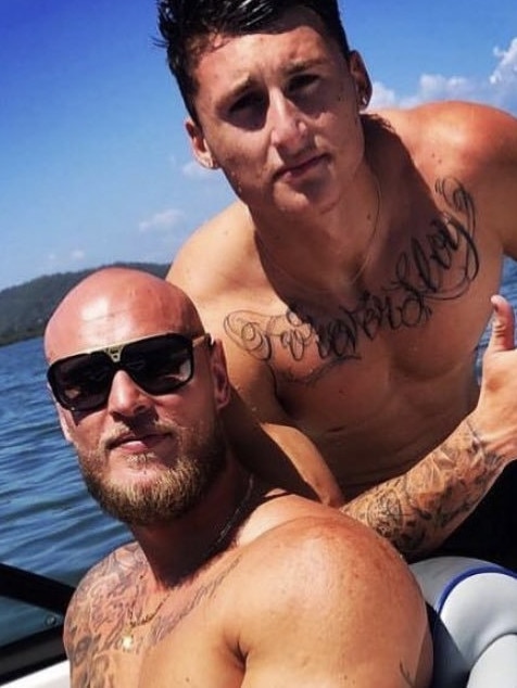 Troy Xerri (left) with his brother, NRL star Bronson Xerri. Picture: Instagram