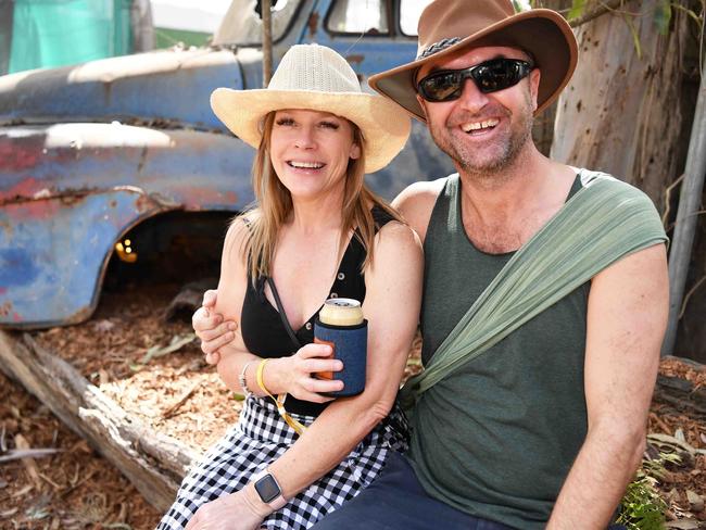 Bel Penter and Rob Hayes at Gympie Music Muster. Picture: Patrick Woods.