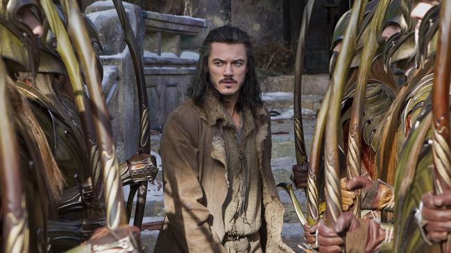 Cool hand Luke ... Luke Evans in The Hobbit’s finale.