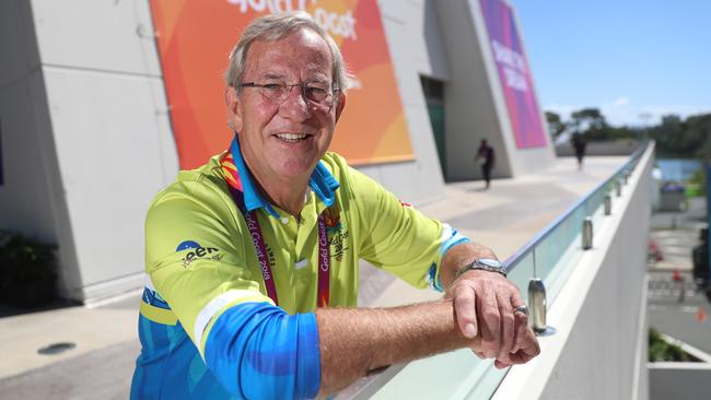 2018 Gold Coast Commonwealth Games.  Douglas Murphy QC volunteering at the Main Press Centre in Broadbeach. Picture: Alex Coppel.