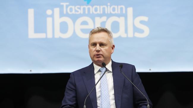 Premier Jeremy Rockliff. Tasmanian Liberal state conference in Hobart. Picture: Nikki Davis-Jones