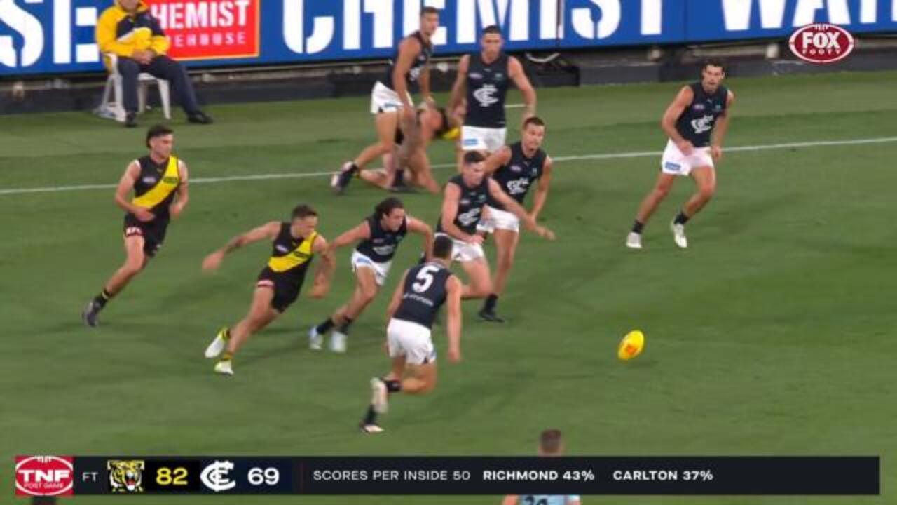 The moment Carlton 'lost the plot'