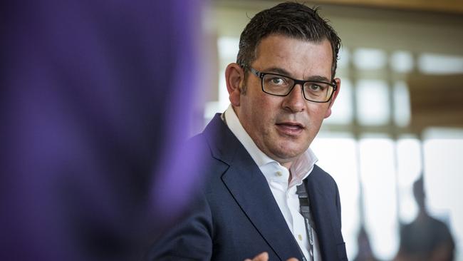 Victorian Premier Daniel Andrews faces the first downgrade of an Australian government in seven years. Picture: Chris Hopkins