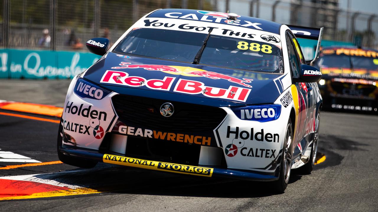 Jamie Whincup during opening Gold Coast 600 practice. Picture: Daniel Kalisz