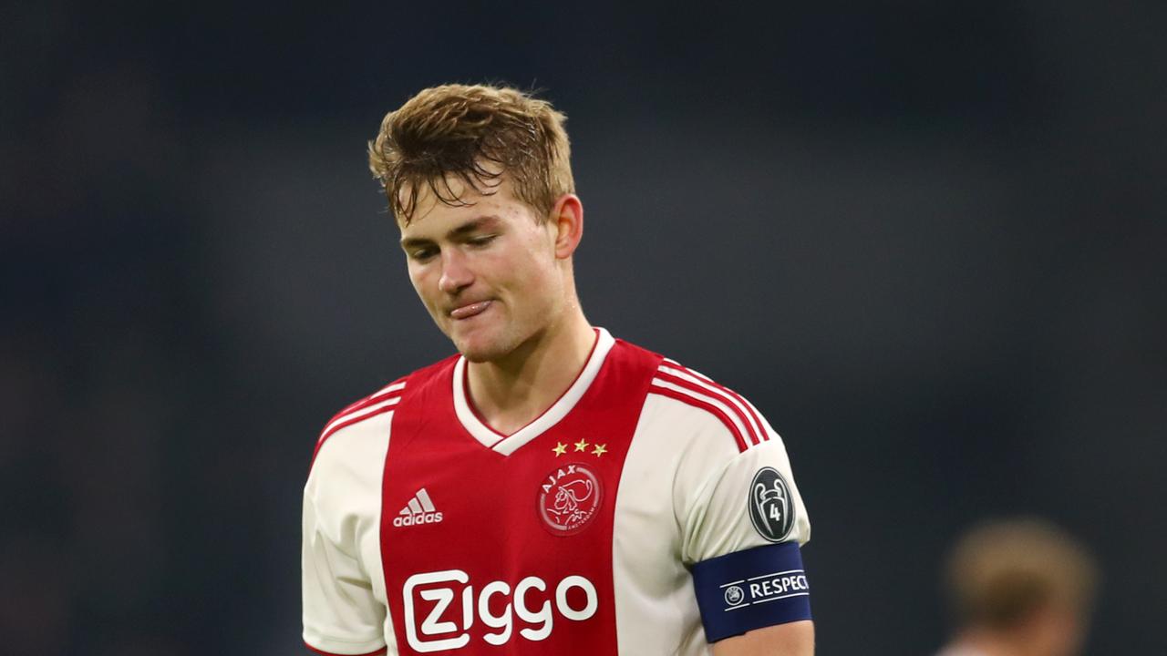 Matthijs de Ligt of Ajax looks set to join Barcelona or Bayern