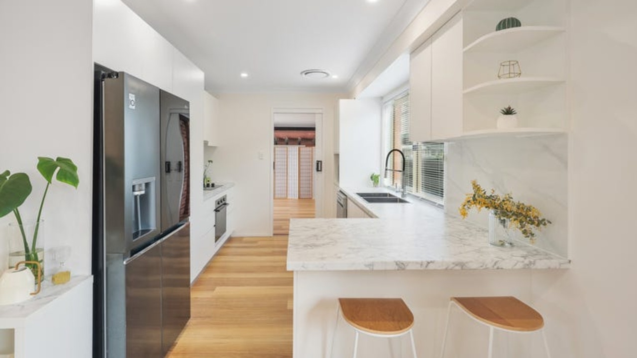 The newly renovated kitchen would made the property particularly attractive.