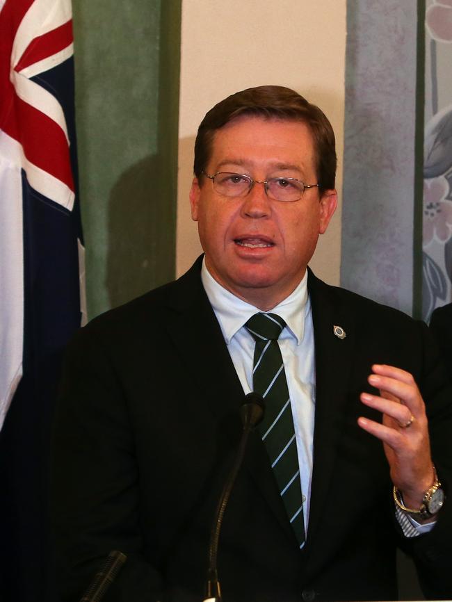 Concerns... Police Minister Troy Grant