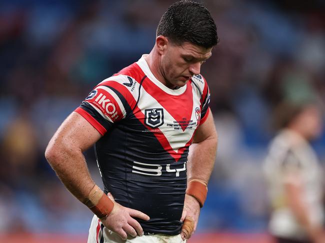 Chad Townsend had a tough debut for the Roosters. Picture: Getty Images