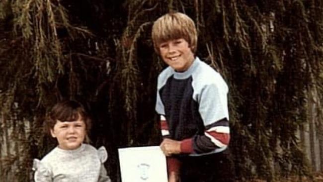 Mitch and Monique as children.