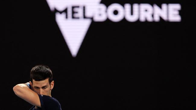 Djokovic had been hoping to be allowed to stay in Australia to play in the Australian Open, which begins on Monday. Picture: Martin Keep/AFP