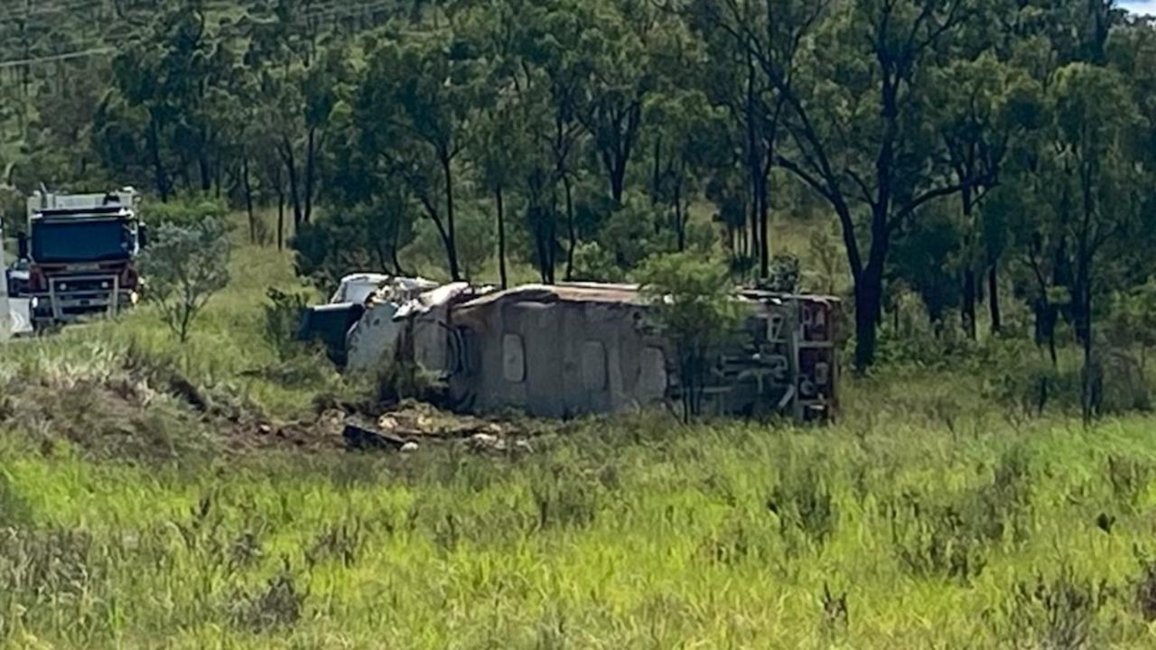 Police are investigating the crashes cause. Photo: RACQ media