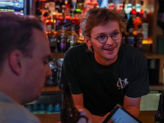 The pub’s first night raised money for victims of the Los Angeles wildfire disaster. Picture: Matt Davies