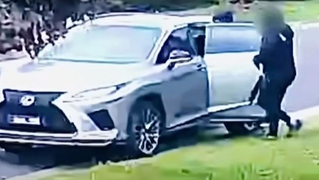 A mother was allegedly hurled from her car by machete-wielding teens in Melbourne’s west. Source: 7 News
