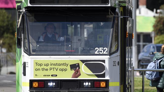 A woman has been taken to hospital after she was hit by a tram in Bundoora. File photo.